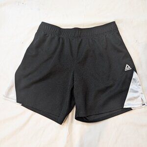 Reebok black and white athletic shorts size small